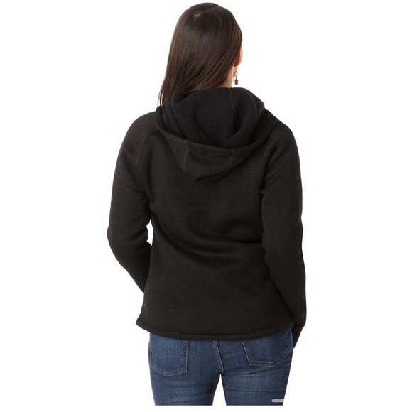 SMARTWOOL-Hudson Trail Full-Zip Fleece Sweater -Women's xs- black - Picture 2 of 7